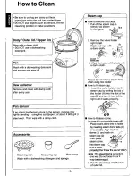 Предварительный просмотр 8 страницы Panasonic SRTE15PS - RICE COOKER/STEAMER Operating Instructions Manual