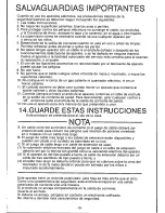 Предварительный просмотр 11 страницы Panasonic SRTE15PS - RICE COOKER/STEAMER Operating Instructions Manual