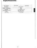 Предварительный просмотр 19 страницы Panasonic SRTE15PS - RICE COOKER/STEAMER Operating Instructions Manual