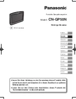 Preview for 29 page of Panasonic Strada CN-GP50N Important Information Manual