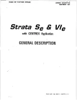 Panasonic Strata Se General Description Manual preview