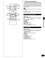 Preview for 17 page of Panasonic SUC1010 - AMPLIFIER Operating Manual