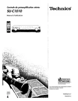 Preview for 21 page of Panasonic SUC1010 - AMPLIFIER Operating Manual