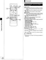 Preview for 38 page of Panasonic SUC1010 - AMPLIFIER Operating Manual