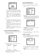 Preview for 28 page of Panasonic Super Dynamic II WV-CS854B Operating Instructions Manual