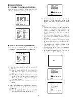 Preview for 34 page of Panasonic Super Dynamic II WV-CS854B Operating Instructions Manual