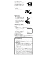 Preview for 4 page of Panasonic Super Dynamic III WV-CP480 Operating Instructions Manual