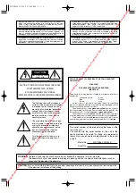 Preview for 2 page of Panasonic Super Dynamic III WV-CS950 Operating Instructions Manual