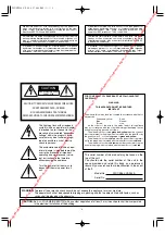 Предварительный просмотр 2 страницы Panasonic Super Dynamic III WV-CS950 Operating Instructions Manual