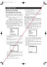 Preview for 42 page of Panasonic Super Dynamic III WV-CS950 Operating Instructions Manual