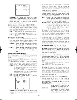 Preview for 80 page of Panasonic Super Dynamic III WV-CS954 Operating Instructions Manual