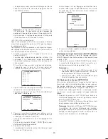 Preview for 89 page of Panasonic Super Dynamic III WV-CS954 Operating Instructions Manual