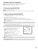 Предварительный просмотр 29 страницы Panasonic Super Dynamic III WV-CW380 Operating Instructions Manual