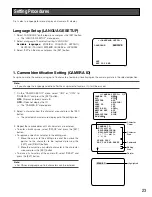 Preview for 23 page of Panasonic Super Dynamic III WV-CW384 Operating Instructions Manual