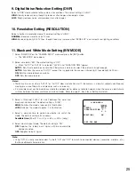 Preview for 29 page of Panasonic Super Dynamic III WV-CW384 Operating Instructions Manual