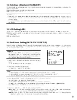Preview for 31 page of Panasonic Super Dynamic III WV-CW384 Operating Instructions Manual