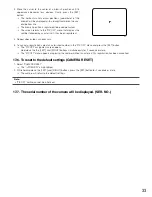 Preview for 33 page of Panasonic Super Dynamic III WV-CW384 Operating Instructions Manual