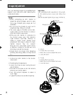 Preview for 20 page of Panasonic Super Dynamic III WV-CW480S Operating Instructions Manual