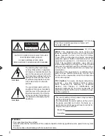 Предварительный просмотр 2 страницы Panasonic Super Dynamic III WV-CW484F Operating Instructions Manual