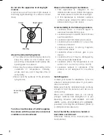 Preview for 8 page of Panasonic Super Dynamic III WV-CW484F Operating Instructions Manual