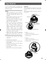 Preview for 21 page of Panasonic Super Dynamic III WV-CW484F Operating Instructions Manual