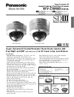 Предварительный просмотр 1 страницы Panasonic Super Dynamic III WV-CW484S Specification Sheet