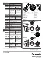 Preview for 2 page of Panasonic Super Dynamic III WV-CW484S Specification Sheet