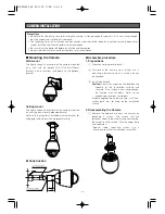 Предварительный просмотр 16 страницы Panasonic Super Dynamic III WV-CW960 Operating Instructions Manual