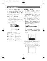 Preview for 22 page of Panasonic Super Dynamic III WV-CW960 Operating Instructions Manual
