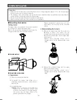 Предварительный просмотр 16 страницы Panasonic Super Dynamic III WV-CW964 Operating Instructions Manual