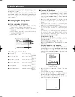 Preview for 24 page of Panasonic Super Dynamic III WV-CW974 Operating Instructions Manual