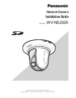 Preview for 1 page of Panasonic Super Dynamic III WV-NS202A Installation Manual