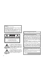 Preview for 2 page of Panasonic Super Dynamic III WV-NS202A Installation Manual