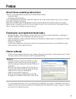 Предварительный просмотр 3 страницы Panasonic Super Dynamic III WV-NS202A Network Operating Instructions