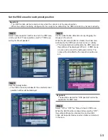 Preview for 59 page of Panasonic Super Dynamic III WV-NS202A Network Operating Instructions