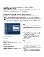 Preview for 63 page of Panasonic Super Dynamic III WV-NS202A Network Operating Instructions