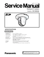 Panasonic Super Dynamic III WV-NS202A Service Manual preview