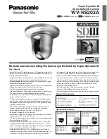 Preview for 1 page of Panasonic Super Dynamic III WV-NS202A Specifications