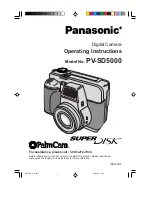 Preview for 1 page of Panasonic SuperDisk PV-SD5000 Operating Instructions Manual