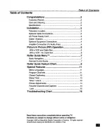 Preview for 3 page of Panasonic SuperFlat CT-27SF26 Operating Instructions Manual