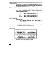 Предварительный просмотр 4 страницы Panasonic SuperFlat CT-27SF35 Operating Instructions Manual