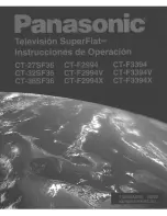 Предварительный просмотр 23 страницы Panasonic SuperFlat CT-27SF36 Operating Manual