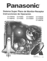 Предварительный просмотр 23 страницы Panasonic SuperFlat CT-32SF35 Operating Manual