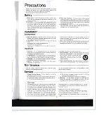 Preview for 3 page of Panasonic sv-3200 Operating Instructions Manual