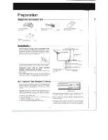 Preview for 4 page of Panasonic sv-3200 Operating Instructions Manual