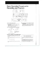 Preview for 12 page of Panasonic sv-3200 Operating Instructions Manual