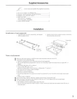 Preview for 5 page of Panasonic SV-3800 Operating Instructions Manual