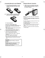 Предварительный просмотр 8 страницы Panasonic SV-AP10 Operating Operating Instructions Manual