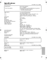 Preview for 67 page of Panasonic SV-AV50S Operating Instructions Manual