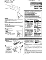 Panasonic SV-MP500 Operating Instructions Manual preview